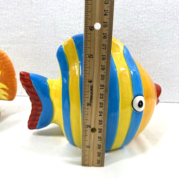 Old Pottery Ceramic Tropical Fish Artsy Home‎ Decor - Picture 10 of 12